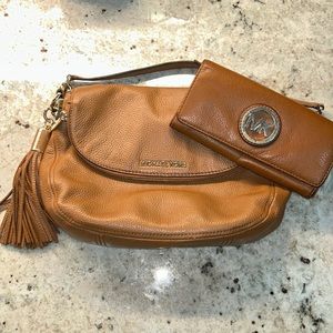 Michael Kors bag and wallet
